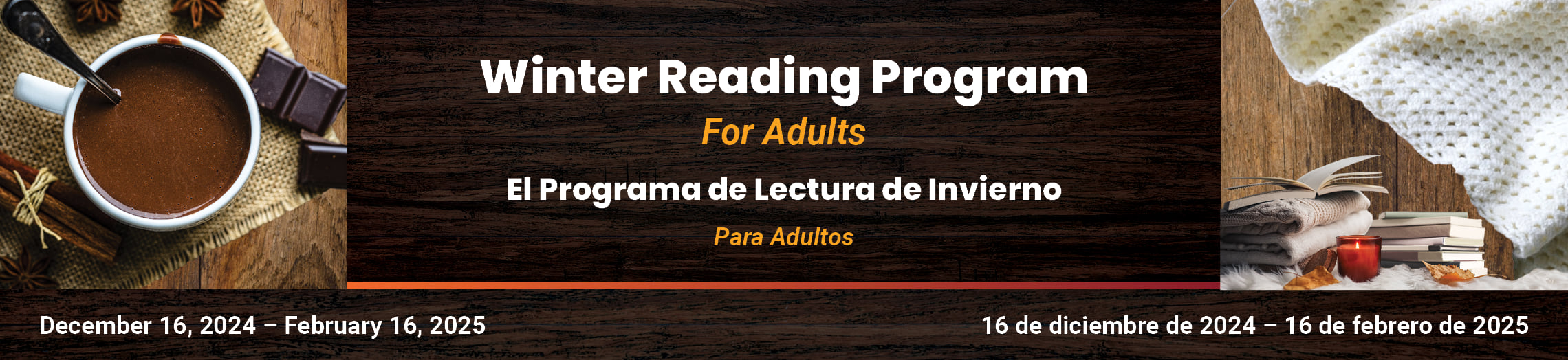 Winter Reading Program For Adults - El Programa de Lectura de Invierno Para Adultos